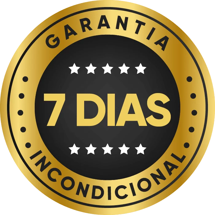 Selo de garantia incondicional de 7 dias